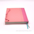 note book printed hardcover notebook with ribbon bookmarks